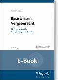 Basiswissen Vergaberecht (E-Book) (eBook, PDF)