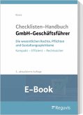 Checklisten Handbuch GmbH-Geschäftsführer (E-Book) (eBook, PDF)