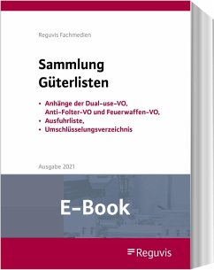Cover Sammlung Güterlisten - Ausgabe 2021 (E-Book) (eBook, PDF)