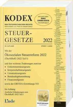 KODEX Steuergesetze 2022 - Bodis, Andrei