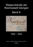 Ratsprotokolle Giengen Band 9 (1652-1664)