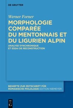 Morphologie comparée du mentonnais et du ligurien alpin - Forner, Werner