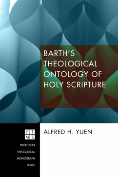 Barth's Theological Ontology of Holy Scripture (eBook, ePUB)