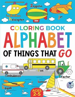 Coloring Book Alphabet of Things That Go - Publishing, Fairywren