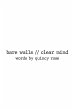 bare walls // clear mind - Bild 1