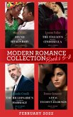Modern Romance February 2022 Books 5-8: Bound by Her Rival's Baby (Ghana's Most Eligible Billionaires) / The Italian's Runaway Cinderella / The Billionaire's Last-Minute Marriage / A Deal for the Tycoon's Diamonds (eBook, ePUB)