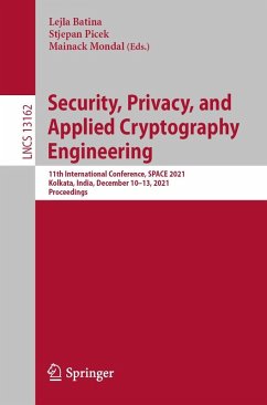 Security, Privacy, and Applied Cryptography Engineering (eBook, PDF)