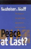 Peace At Last? (eBook, PDF)