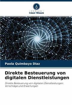 Direkte Besteuerung von digitalen Dienstleistungen - Quimbayo Diaz, Paola