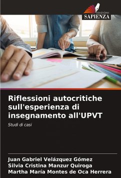 Cover Riflessioni autocritiche sull'esperienza di insegnamento all'UPVT