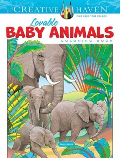 Creative Haven Lovable Baby Animals Coloring Book - Noble, Marty