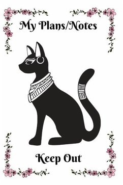 Egyptian Cat Bastet Planner/Notebook With Pink Frame - Voland, Melanie; Books, Treehouse