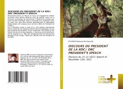 DISCOURS DU PRESIDENT DE LA RDC/ DRC PRESIDENT'S SPEECH - Mulowayi Wa Kayumba, Sylvanus
