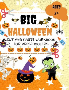 Halloween Cut and Paste Workbook for Preschoolers - Jones, Sadie