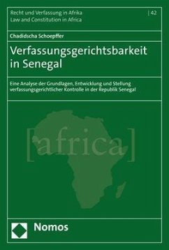 Verfassungsgerichtsbarkeit in Senegal - Schoepffer, Chadidscha