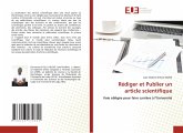 Rédiger et Publier un article scientifique