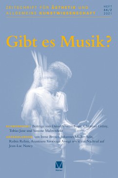 Zeitschrift für Ästhetik und Allgemeine Kunstwissenschaft Band 66. Heft 2 (eBook, PDF) - Früchtl, Josef; Theisohn, Philipp