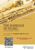 Bb Tenor part &quote;The Marriage of Figaro&quote; - Sax Quartet (fixed-layout eBook, ePUB)