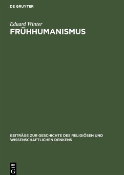 Frühhumanismus - Winter, Eduard