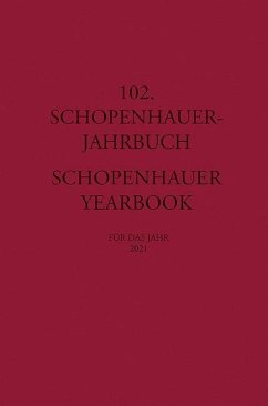 Cover 102. Schopenhauer Jahrbuch
