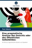 Eine pragmatische Analyse des Gesichts oder des öffentlichen Selbstbildes: