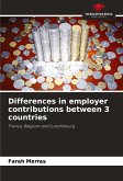 Differences in employer contributions between 3 countries