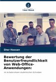 Bewertung der Benutzerfreundlichkeit von Web-Office-Anwendungen: