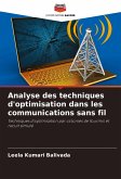 Analyse des techniques d'optimisation dans les communications sans fil