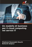 Un modello di business per il cloud computing nei servizi IT