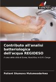 Contributo all'analisi batteriologica dell'acqua REGIDESO