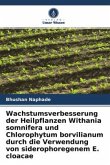Wachstumsverbesserung der Heilpflanzen Withania somnifera und Chlorophytum borvilianum durch die Verwendung von sideroph