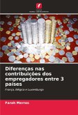 Diferenças nas contribuições dos empregadores entre 3 países