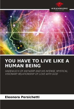 YOU HAVE TO LIVE LIKE A HUMAN BEING - Persichetti, Eleonora