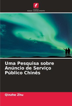 Uma Pesquisa sobre Anúncio de Serviço Público Chinês - Zhu, Qinzhe