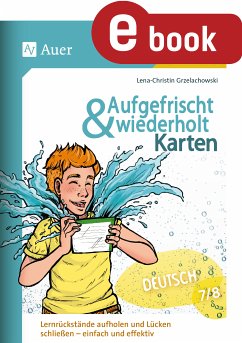 Aufgefrischt-und-wiederholt-Karten Deutsch 7-8 (eBook, PDF) - Grzelachowski, Lena-Christin