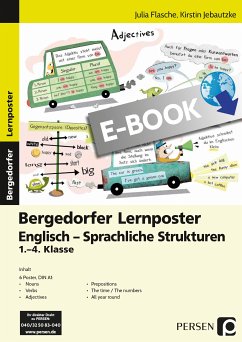 Lernposter Englisch - Sprachliche Strukturen (eBook, PDF) - Flasche, Julia; Jebautz, Kirstin