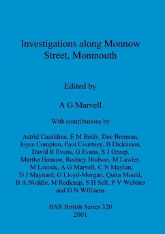 Investigations along Monnow Street, Monmouth