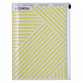 MARK'S 2022/2023 Taschenkalender A5 vertikal, Geometric Pattern, YELLOW