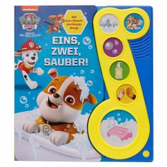 PAW Patrol - Eins, zwei, sauber! - Liederbuch mit Sound - Pappbilderbuch mit 6 Melodien und Geräuschen