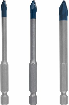 Bosch EXPERT HEX-9 HardCeramic Bohrer, 3tlg Set 5/6/8