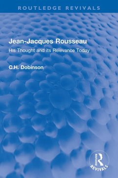 Jean-Jacques Rousseau (eBook, PDF) - Dobinson, C. H.