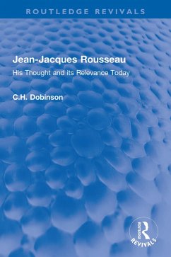 Cover Jean-Jacques Rousseau (eBook, PDF)