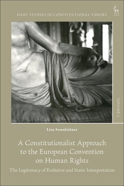 Cover A Constitutionalist Approach to the European Convention on Human Rights (eBook, PDF)