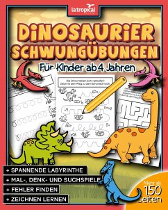 Dinosaurier Schwungübungen ab 4 Jahren - Ludwig, David