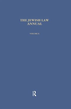 Jewish Law Annual (Vol 10) (eBook, PDF) - Jackson, Bernard S