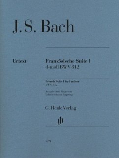 Johann Sebastian Bach - Französische Suite I d-moll BWV 812