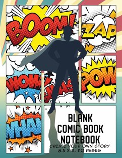Blank Comic Book Notebook - The Whodunit Creative Design