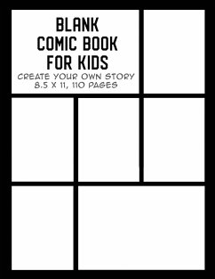 Blank Comic Book for Kids - The Whodunit Creative Design