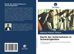 Recht der Unternehmen in Schwierigkeiten - Mukadi Tshiteya, Alphonse