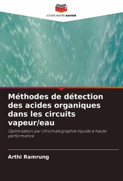 Méthodes de détection des acides organiques dans les circuits vapeur/eau - Ramrung, Arthi